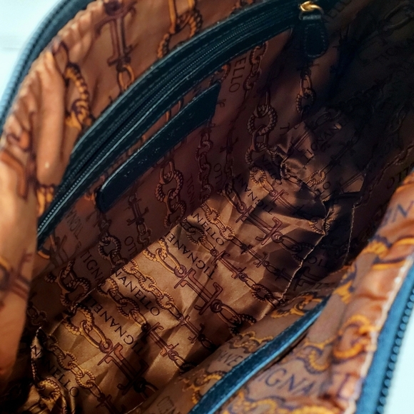 Tignanello Since 1989 Genuine Leather Black Shoulder Bag - Picture 10 of 15